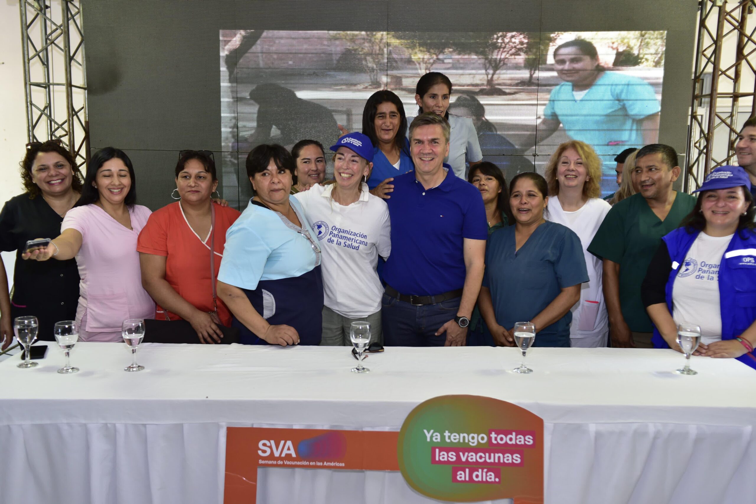 Miraflores: El Gobernador del Chaco acompañó la jornada de cierre de la Campaña de Vacunación en las Américas
